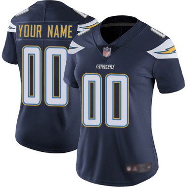 Los Angeles Chargers NFL Football Navy Blue Jersey Women Limited Customized Home Vapor Untouchable